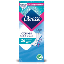 Libresse Dailyfresh Long &#1045;&#1078;&#1077;&#1076;&#1085;&#1077;&#1074;&#1085;&#1099;&#1077; &#1087;&#1088;&#1086;&#1082;&#1083;&#1072;&#1076;&#1082;&#1080; 26 &#1096;&#1090;&#160;