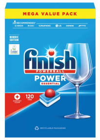 Finish Power Essential &#1058;&#1072;&#1073;&#1083;&#1077;&#1090;&#1082;&#1080; &#1076;&#1083;&#1103; &#1087;&#1086;&#1089;&#1091;&#1076;&#1086;&#1084;&#1086;&#1077;&#1095;&#1085;&#1086;&#1081; &#1084;&#1072;&#1096;&#1080;&#1085;&#1099; 120 &#1096;&#1090;
