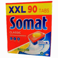 Somat Classic Lemon Lime &#1090;&#1072;&#1073;&#1083;&#1077;&#1090;&#1082;&#1080; &#1076;&#1083;&#1103; &#1084;&#1099;&#1090;&#1100;&#1103; &#1087;&#1086;&#1089;&#1091;&#1076;&#1099; 90 &#1096;&#1090; XXL&#160;
