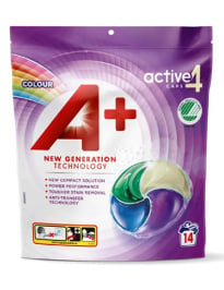 A+ Active4 Color &#1046;&#1080;&#1076;&#1082;&#1072;&#1103; &#1090;&#1072;&#1073;&#1083;&#1077;&#1090;&#1082;&#1072; &#1076;&#1083;&#1103; &#1089;&#1090;&#1080;&#1088;&#1082;&#1080; &#1094;&#1074;&#1077;&#1090;&#1085;&#1086;&#1075;&#1086; &#1073;&#1077;&#1083;&#1100;&#1103; 14&#1096;&#1090;