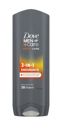 Dove Mens hampoo&suihkugeeli 250 ml