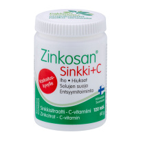 Zinkosan Sinkki+C vit. 120tabs/60g