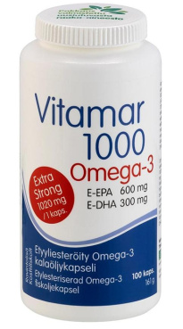 Vitamar 1000 Omega-3 &#1054;&#1084;&#1077;&#1075;&#1072;-3 &#1082;&#1072;&#1087;&#1089;&#1091;&#1083;&#1099; 100 &#1082;&#1072;&#1087;&#1089;